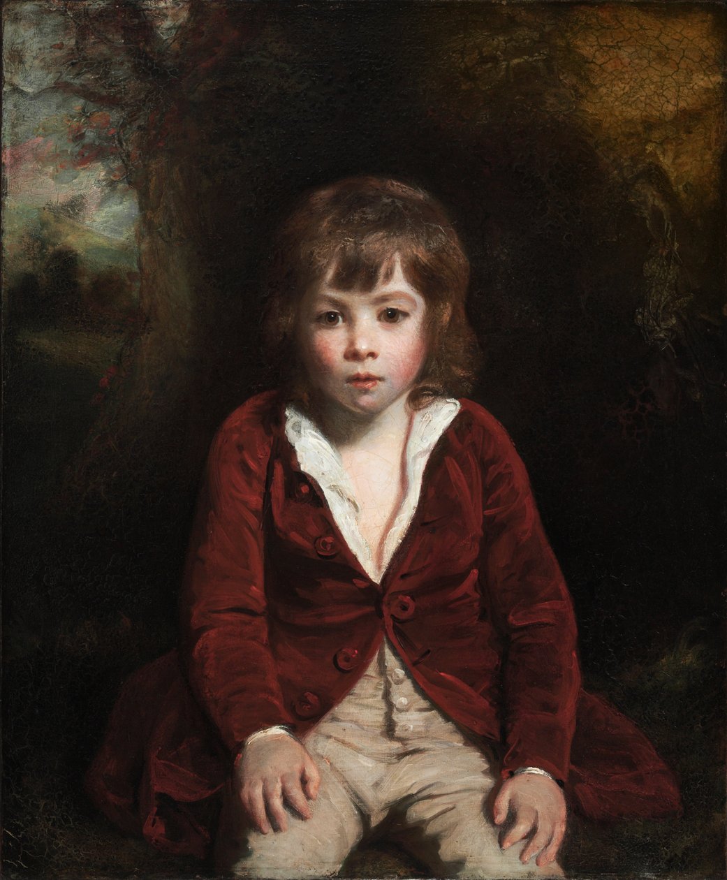 Portret van de jonge Bunbury door Joshua Reynolds