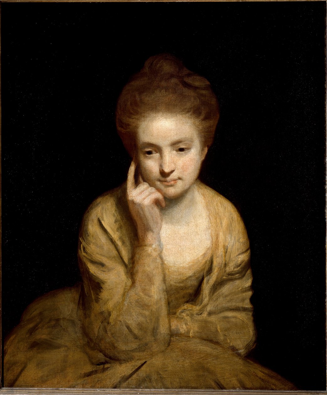 Studie voor het portret van een jonge vrouw door Joshua Reynolds