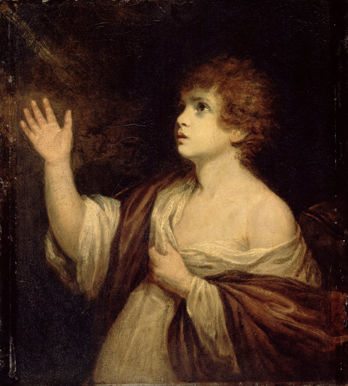 De roeping van Samuel door Joshua Reynolds