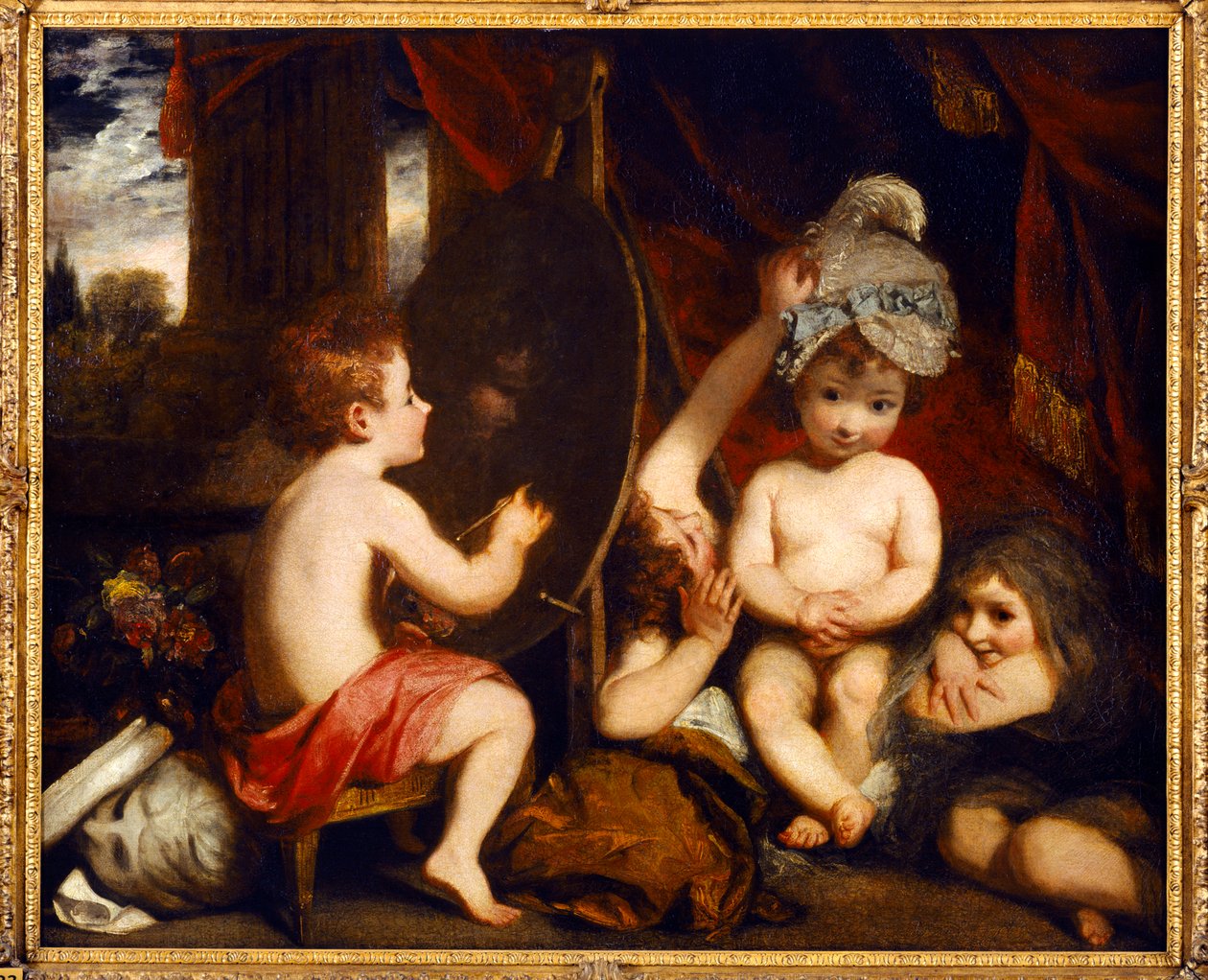 De Kinderacademie door Joshua Reynolds