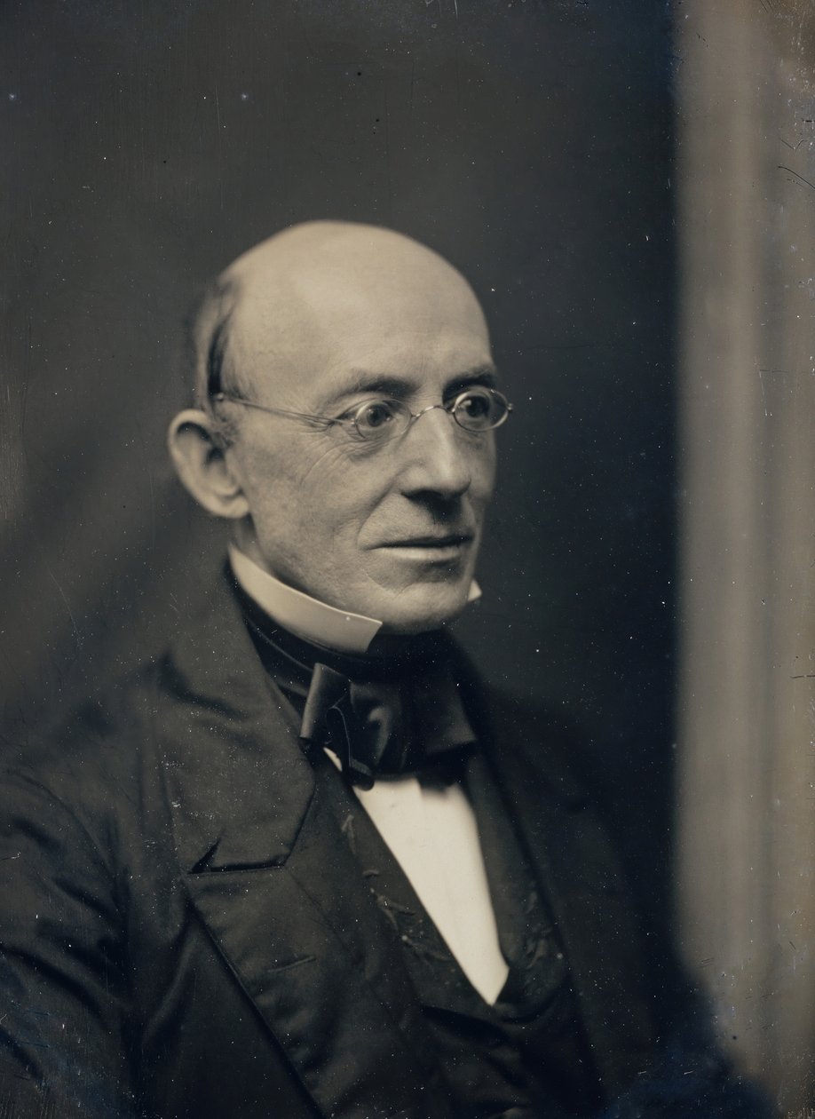 William Lloyd Garrison, ca. 1850 door Josiah Johnson Hawes, Albert Sands Southworth
