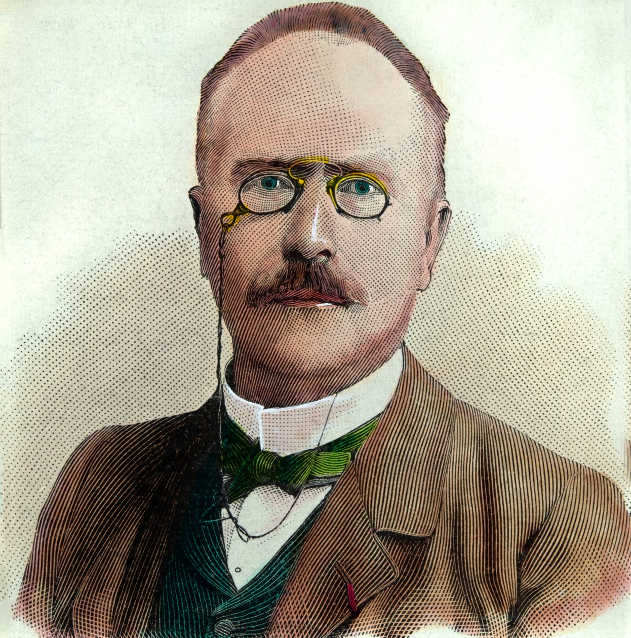 Edouard Branly, 20eme siecle (Gravure) door Josse Photo