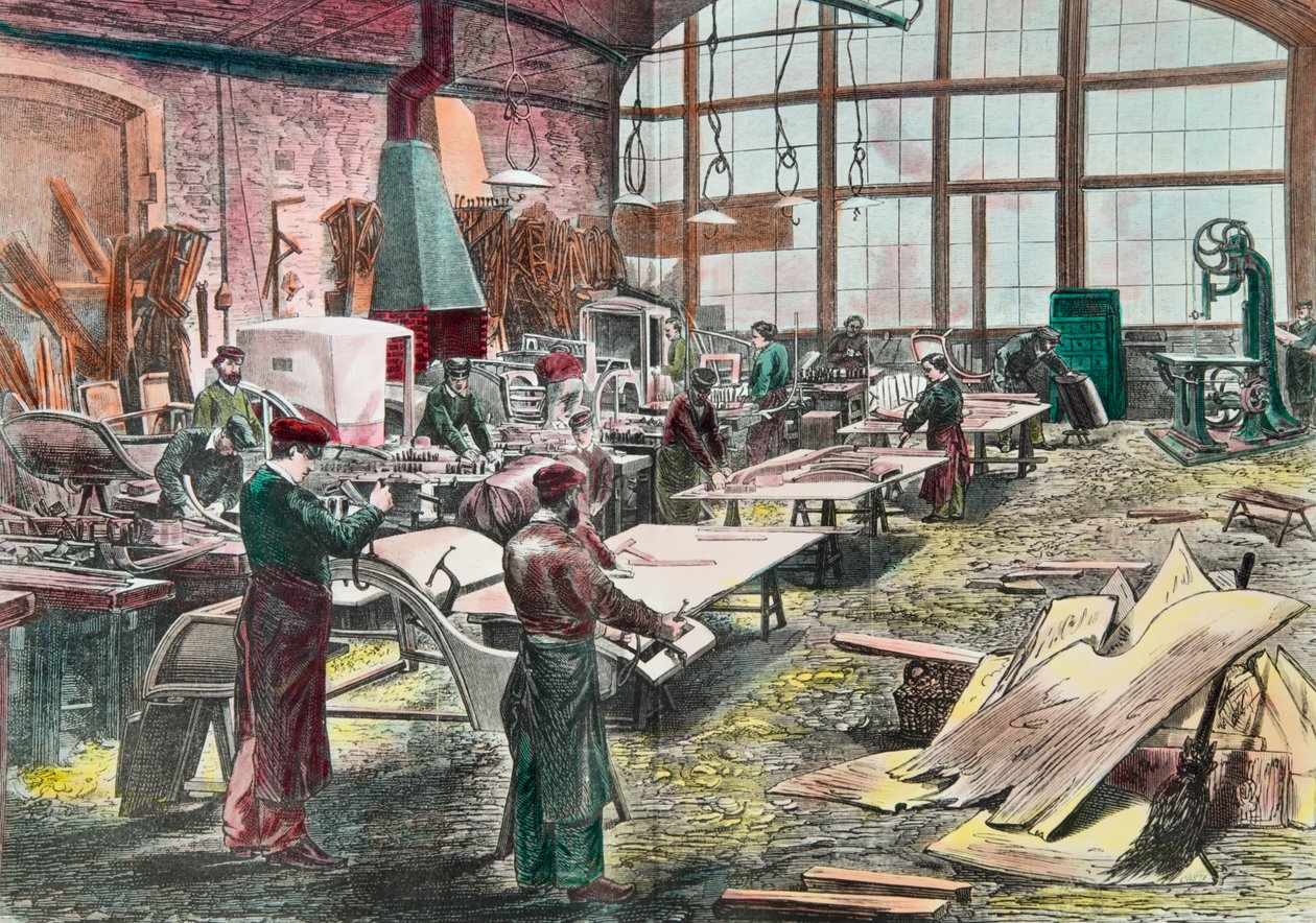 atelier de menuiserie door Josse Photo