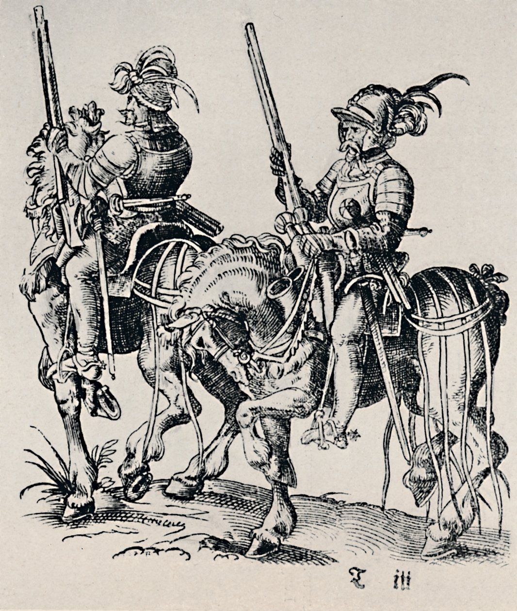 Houtsnede door Jost Amman 1539-1591 door Jost Amman
