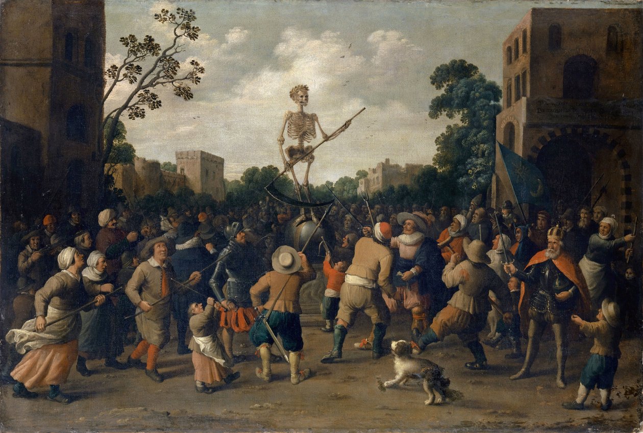 De strijd tegen de dood door Jost Cornelisz Droochsloot