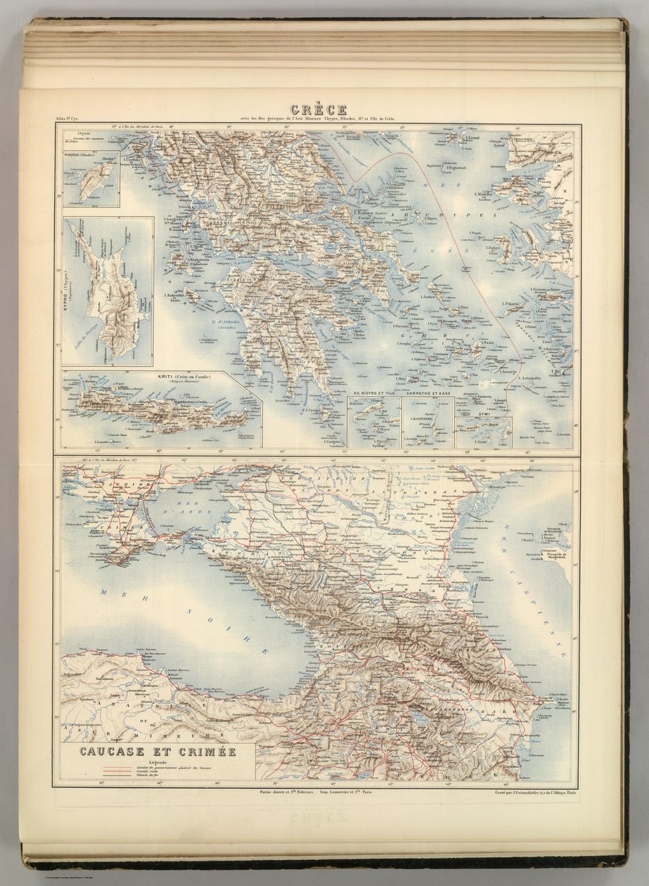 Jouvet et Cie. Griekenland. Kaukasus en Krim door Jouvet et Cie