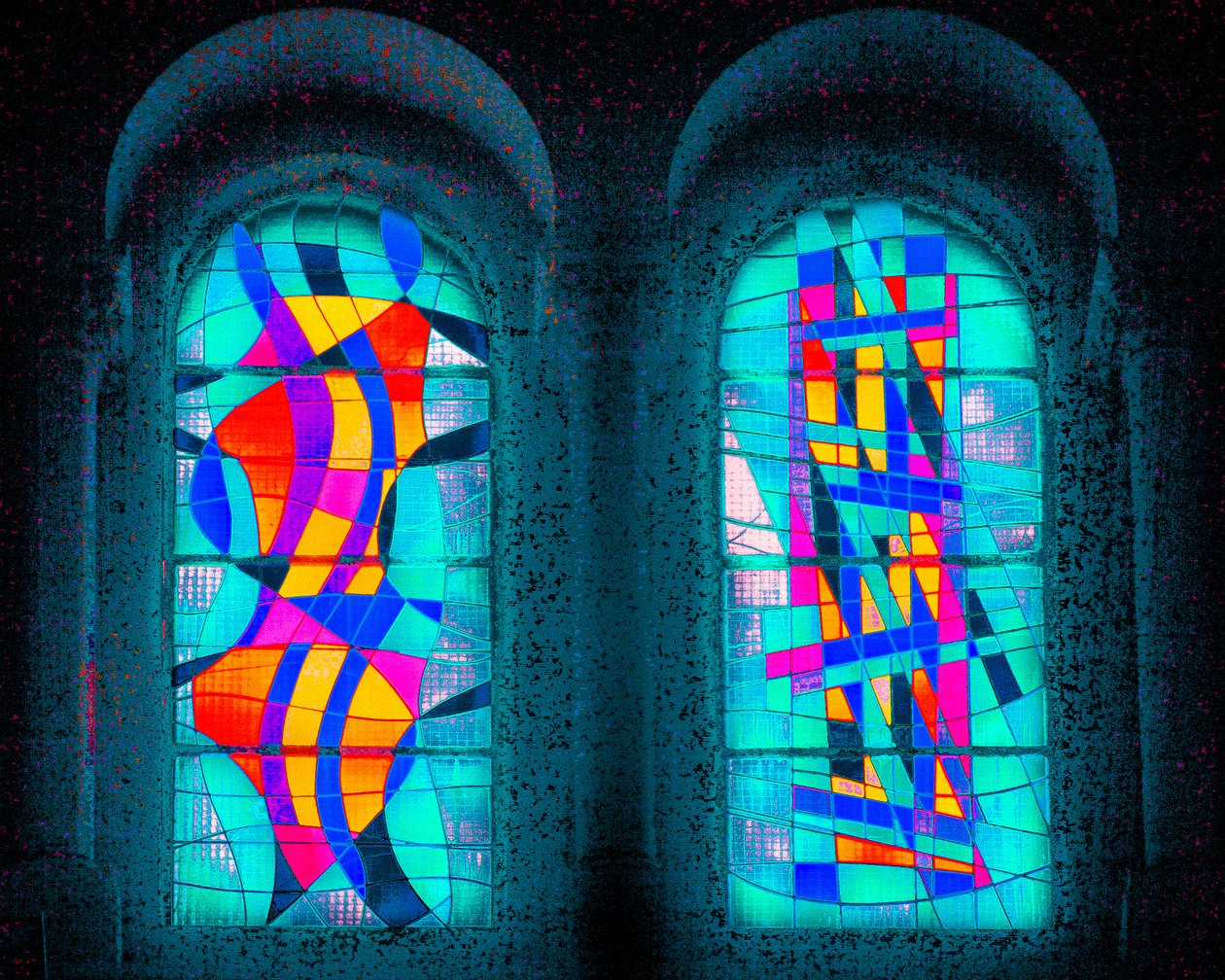 Licht op de middag, uit de serie Eglise St Pierre d