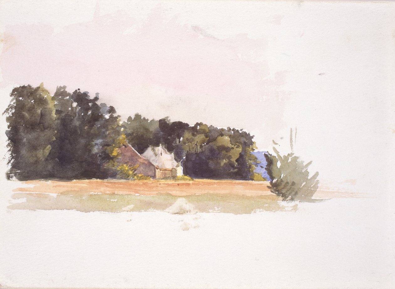 Landelijk landschap (schilderij) door Joyce Haddon