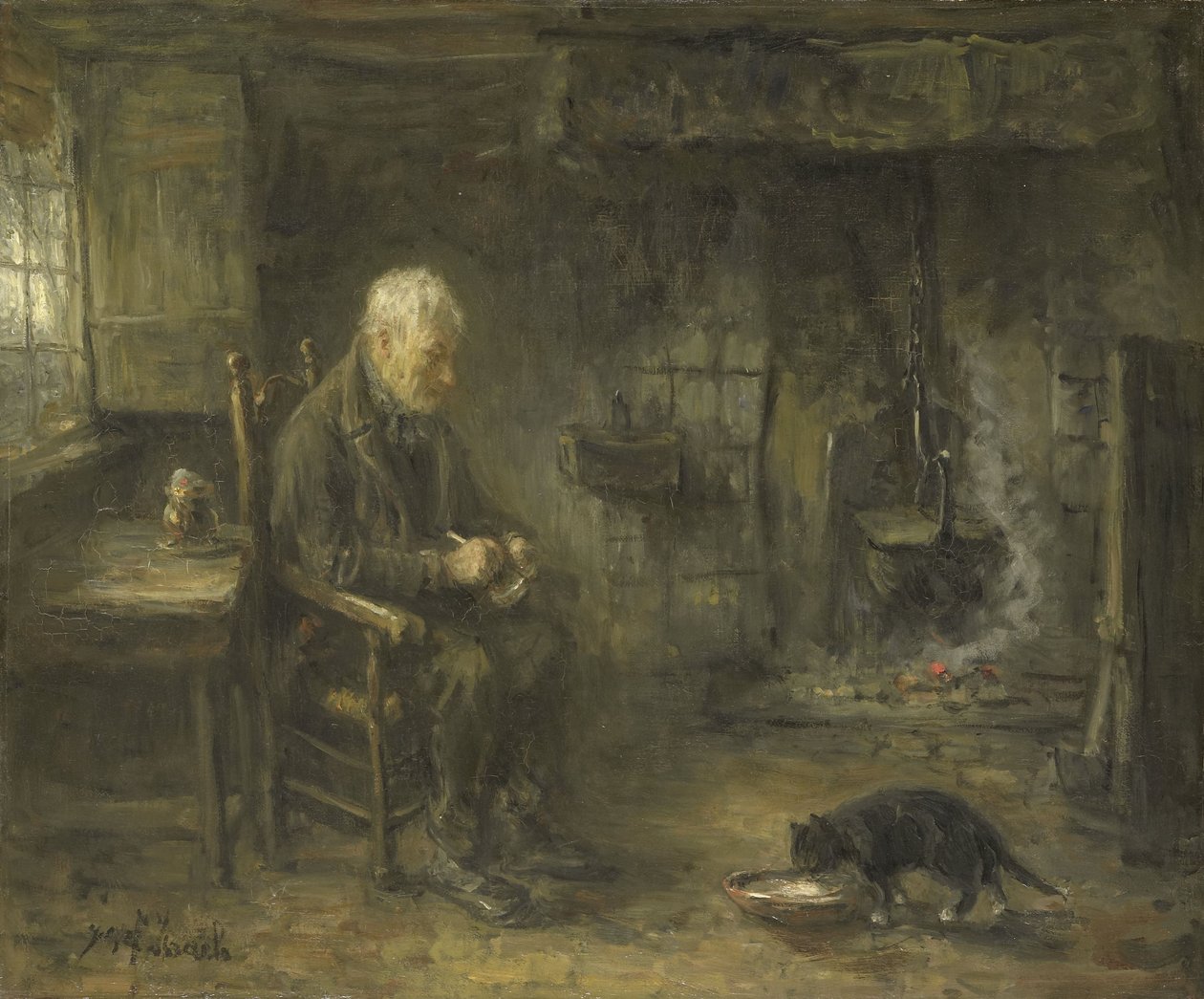  door Jozef (1824-1911) Israels