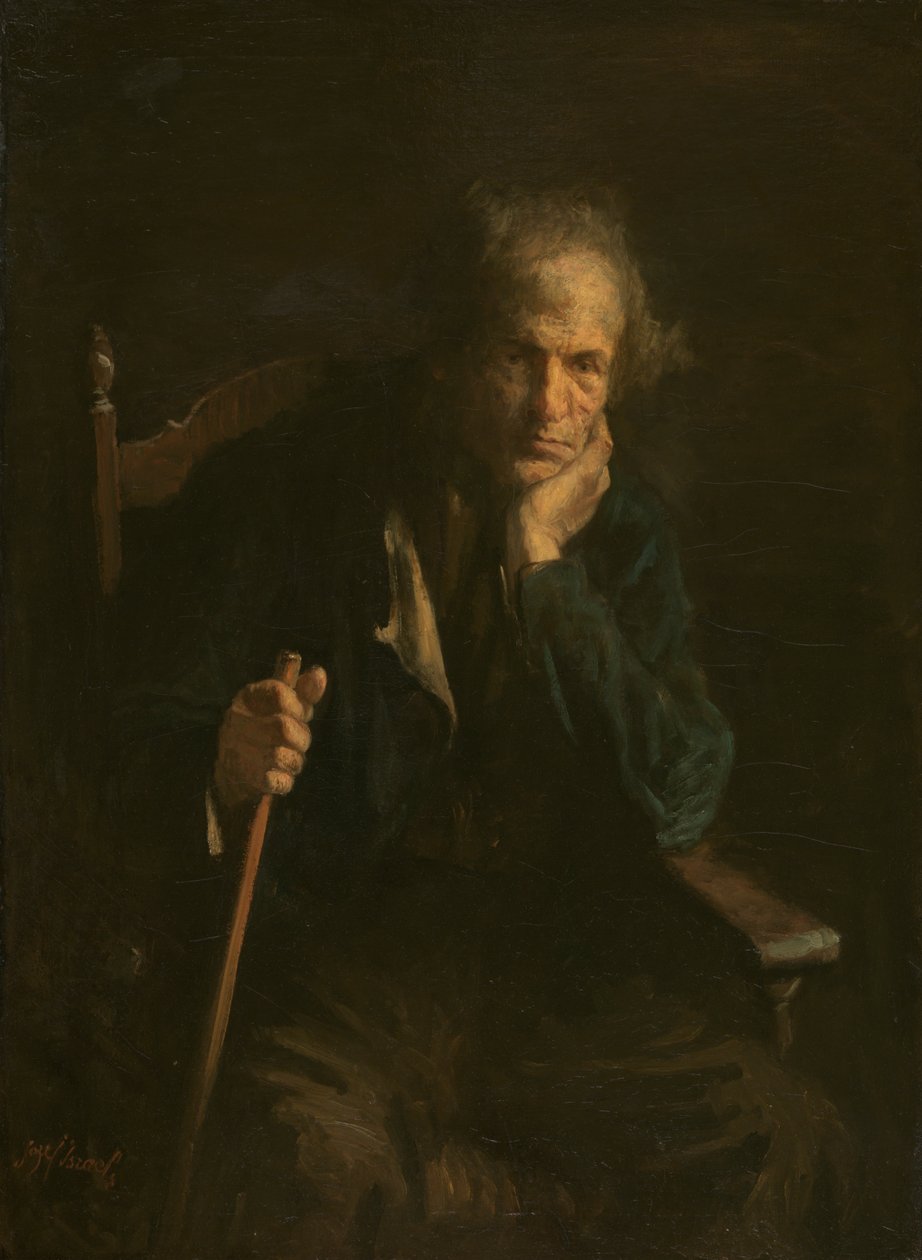 Ouderdom door Jozef Israëls