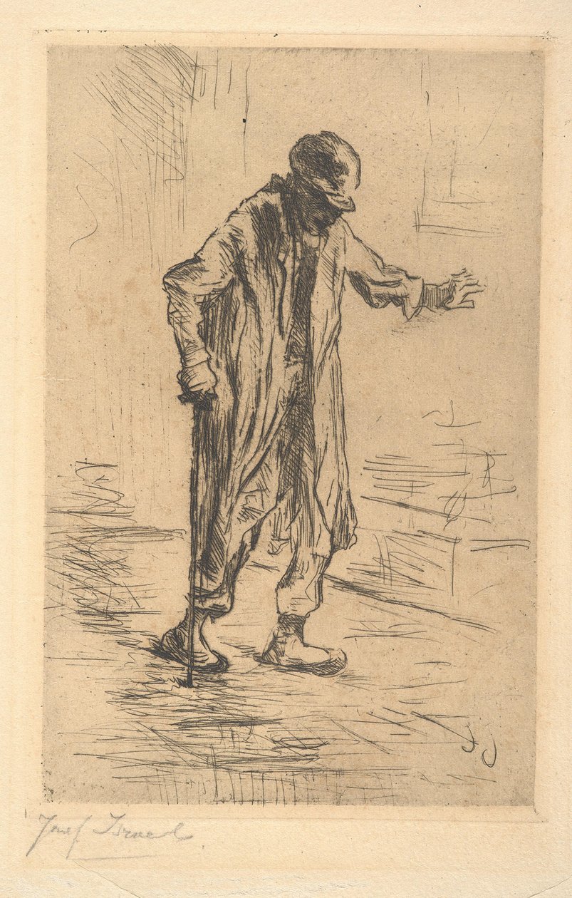 Oude man door Jozef Israëls