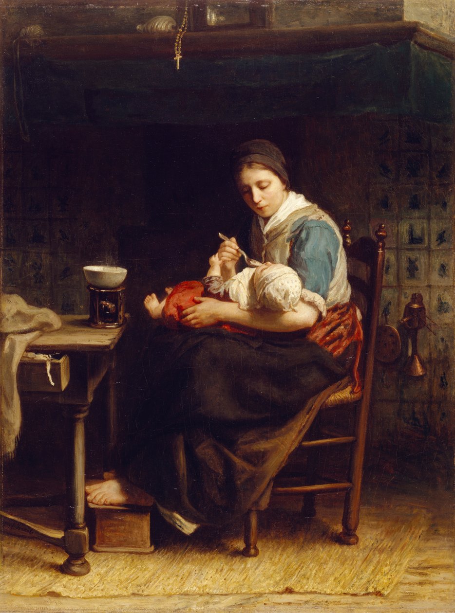 De Madonna van het Huisje, ca. 1867 door Jozef Israëls