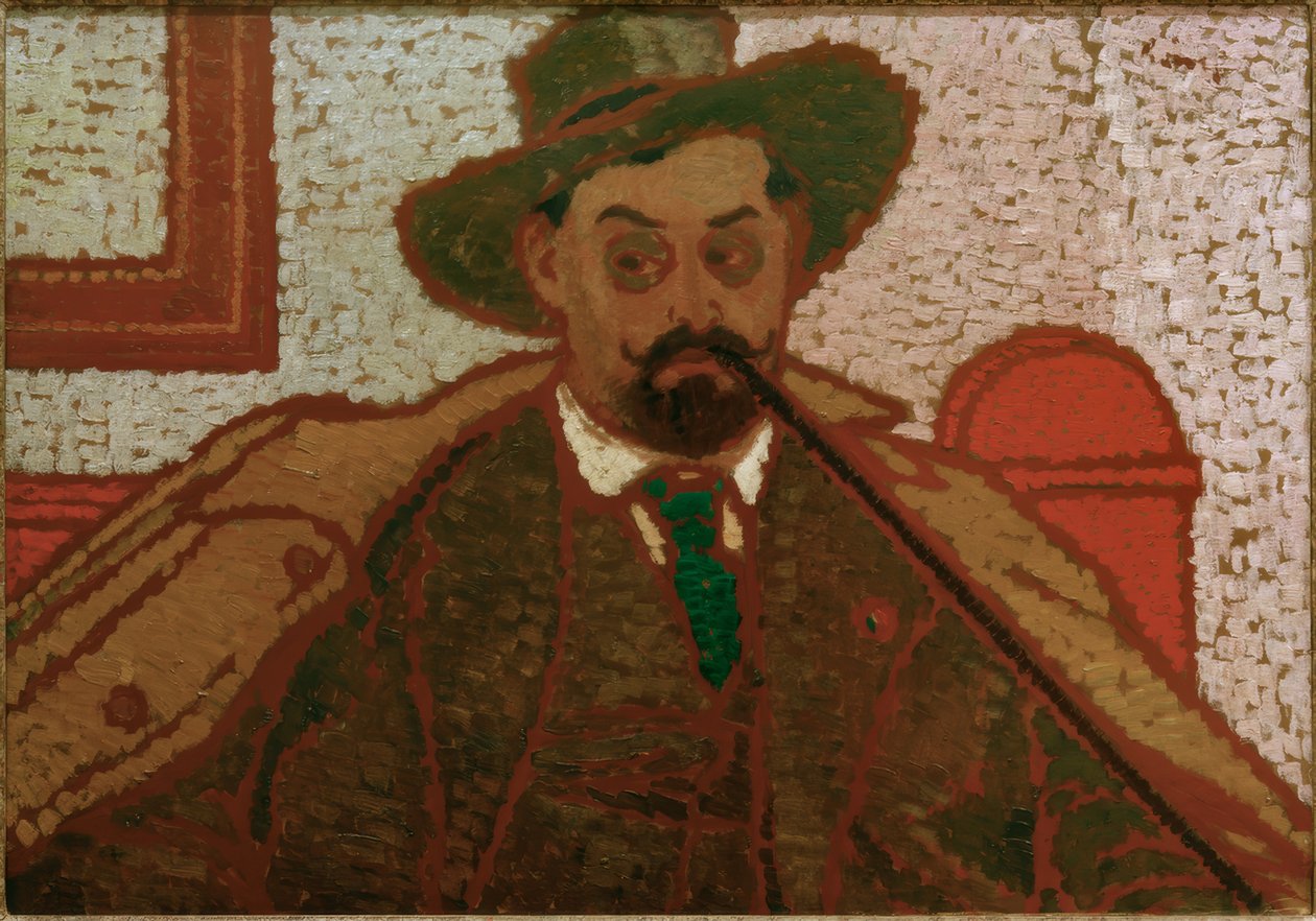 Portret van Lajos Rippl-Rónai door József Rippl Rónai