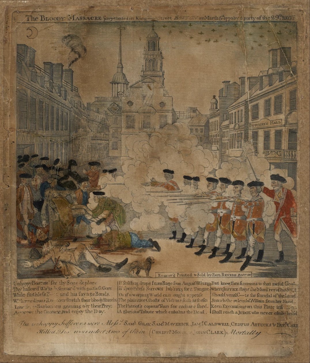 Het Bloedbad door Jr. Paul Revere