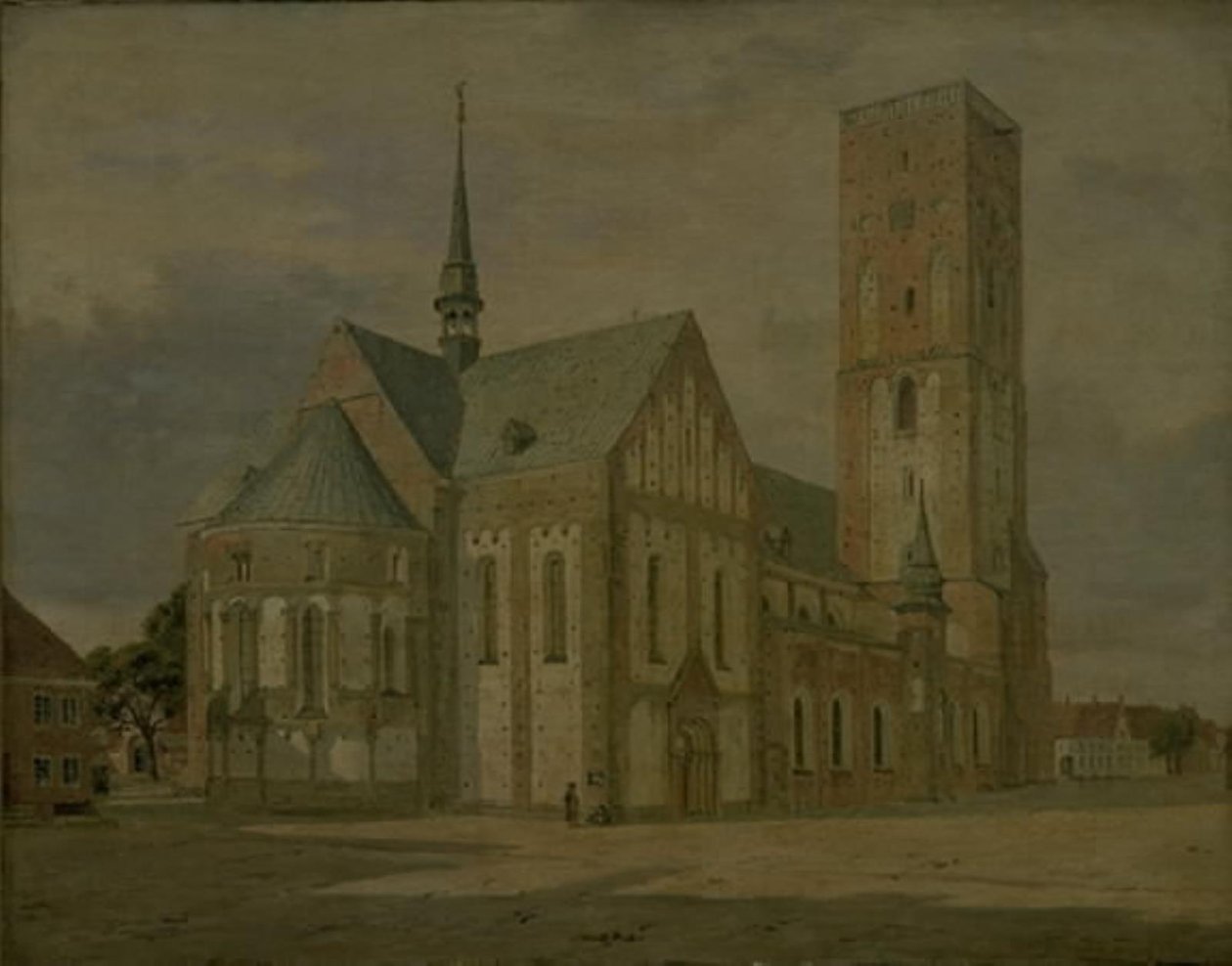 Kathedraal van Ribe door Jørgen Roed