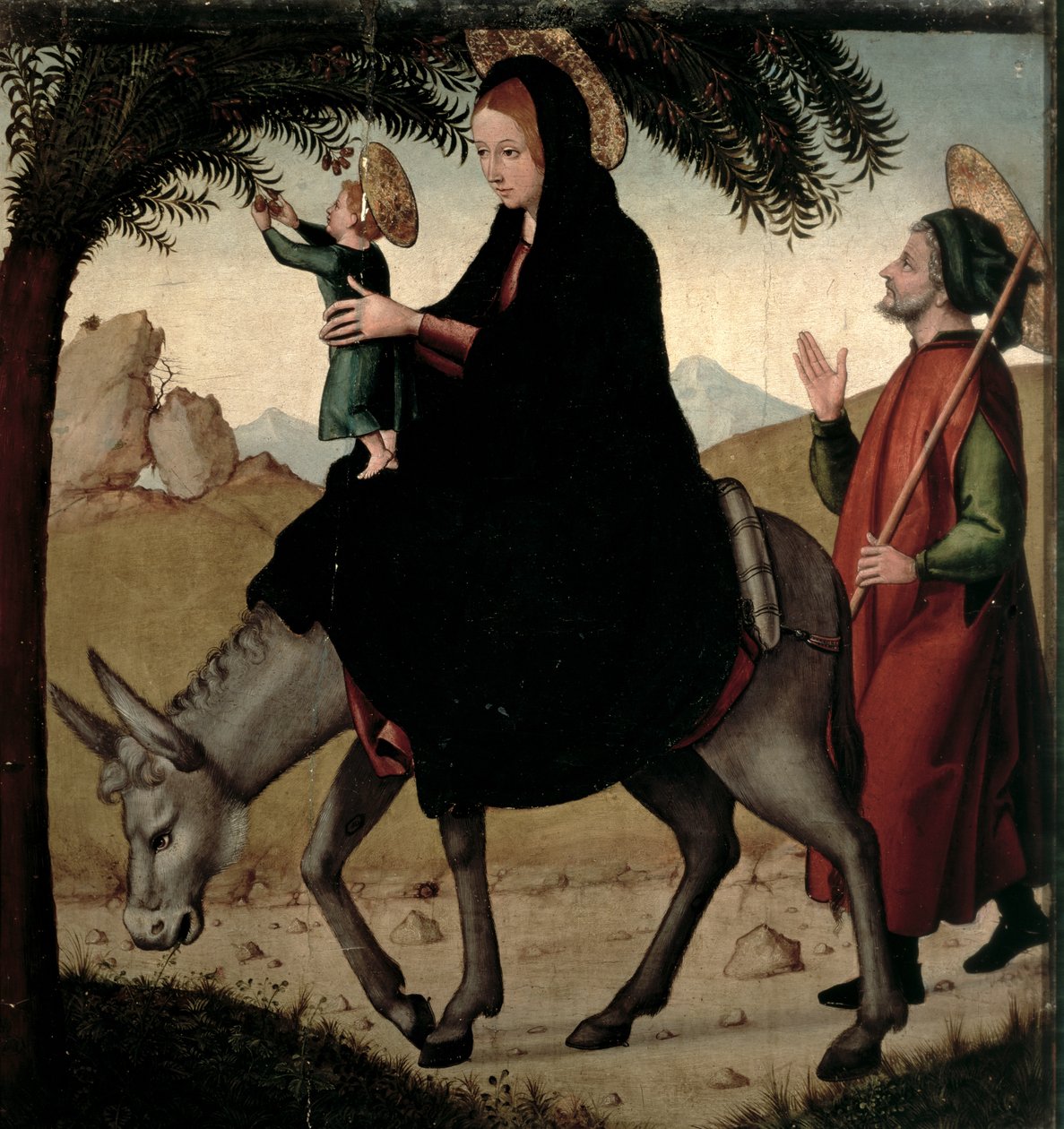 De Vlucht naar Egypte door Juan de Borgoña