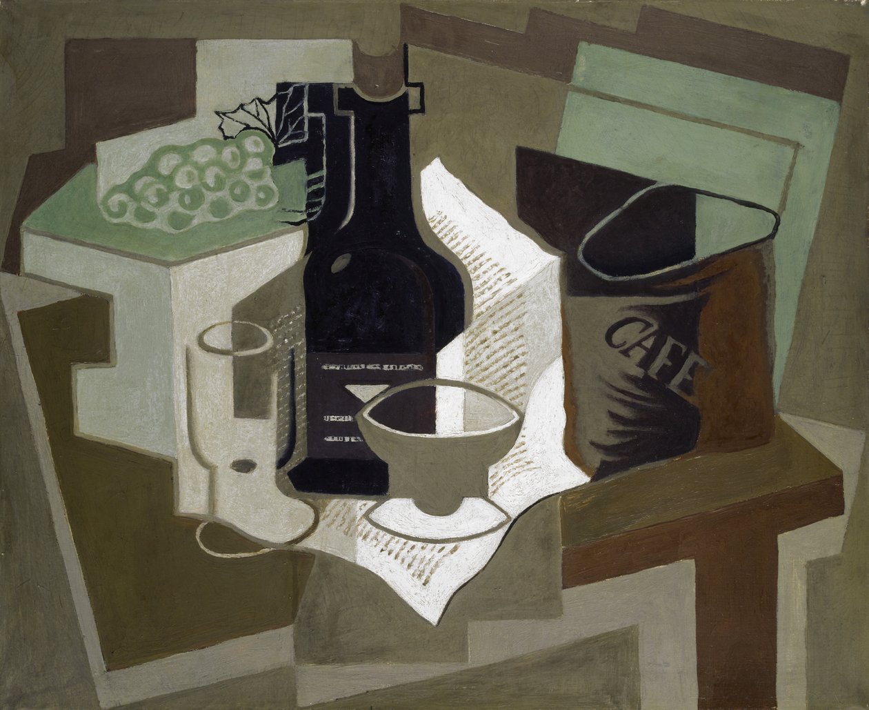 De zak Koffie, 1920 door Juan Gris