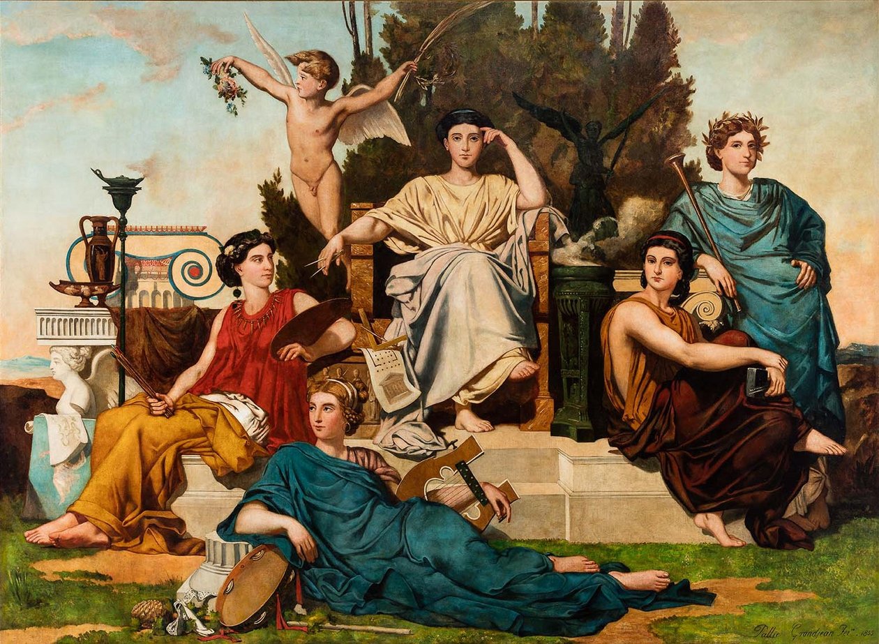 Allegorie van de kunsten door Juan Leon Palliere