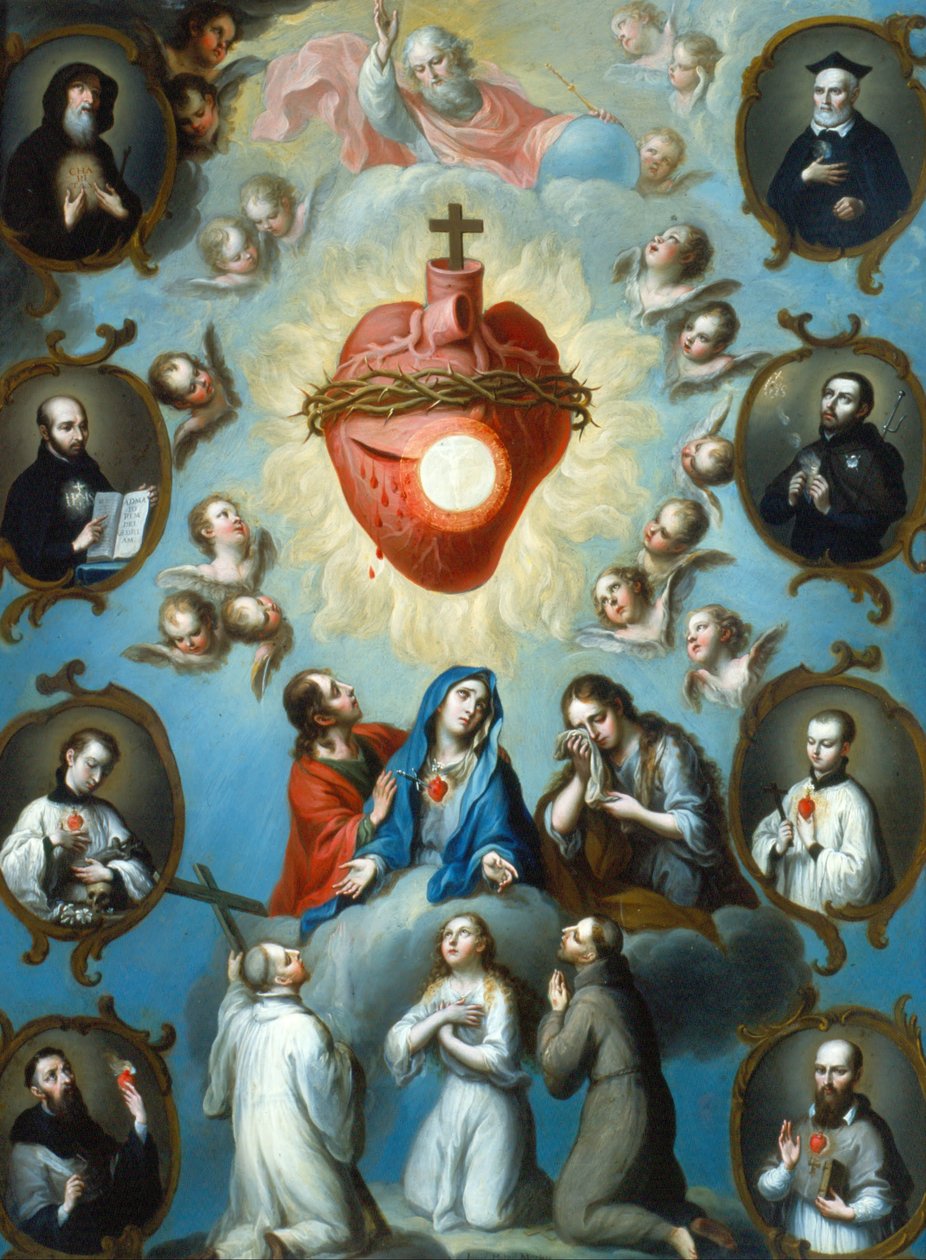 Het Hart van Jezus door Juan Patricio Morlete Ruiz