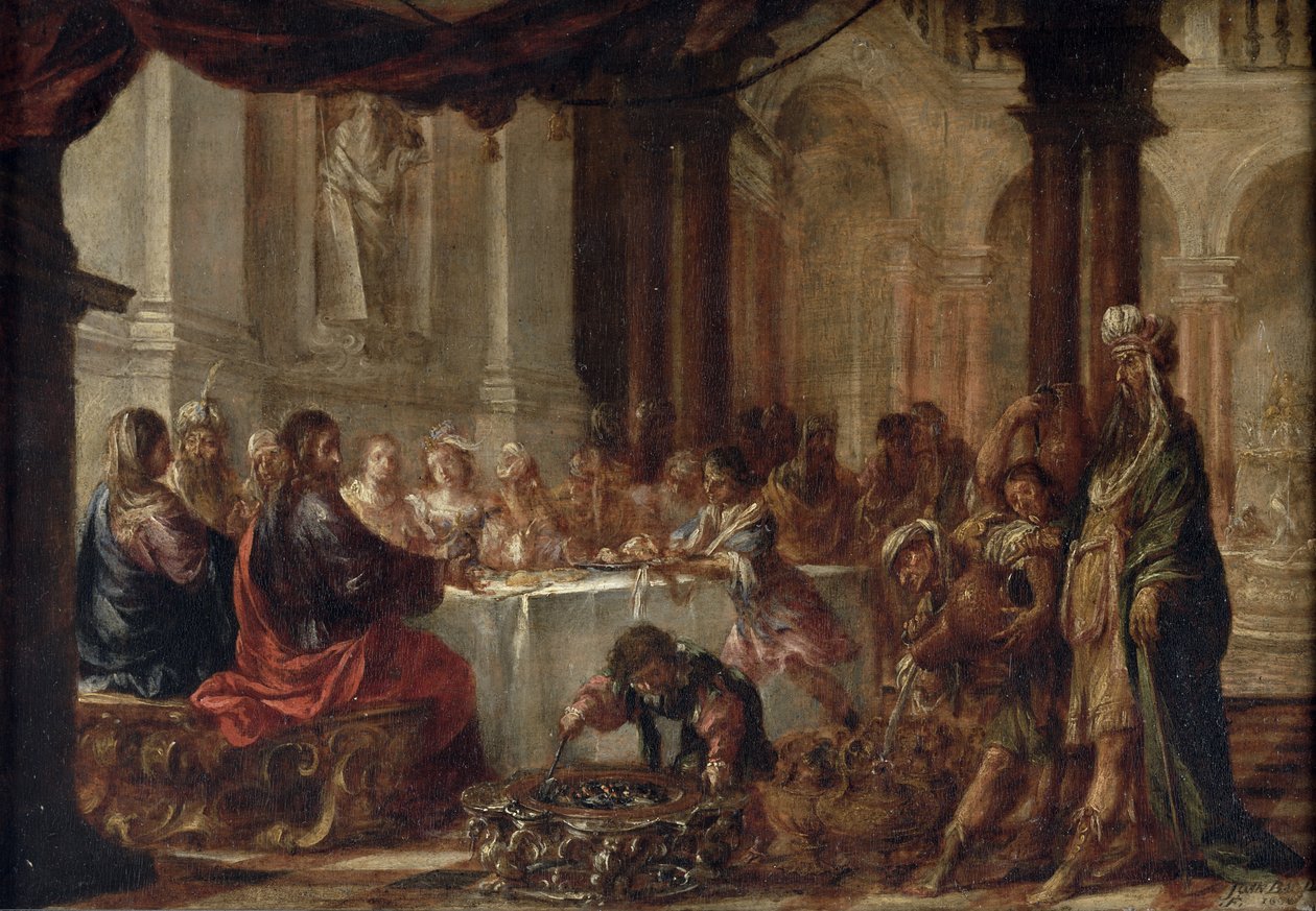 De bruiloft te Kana, 1660 door Juan de Valdes Leal