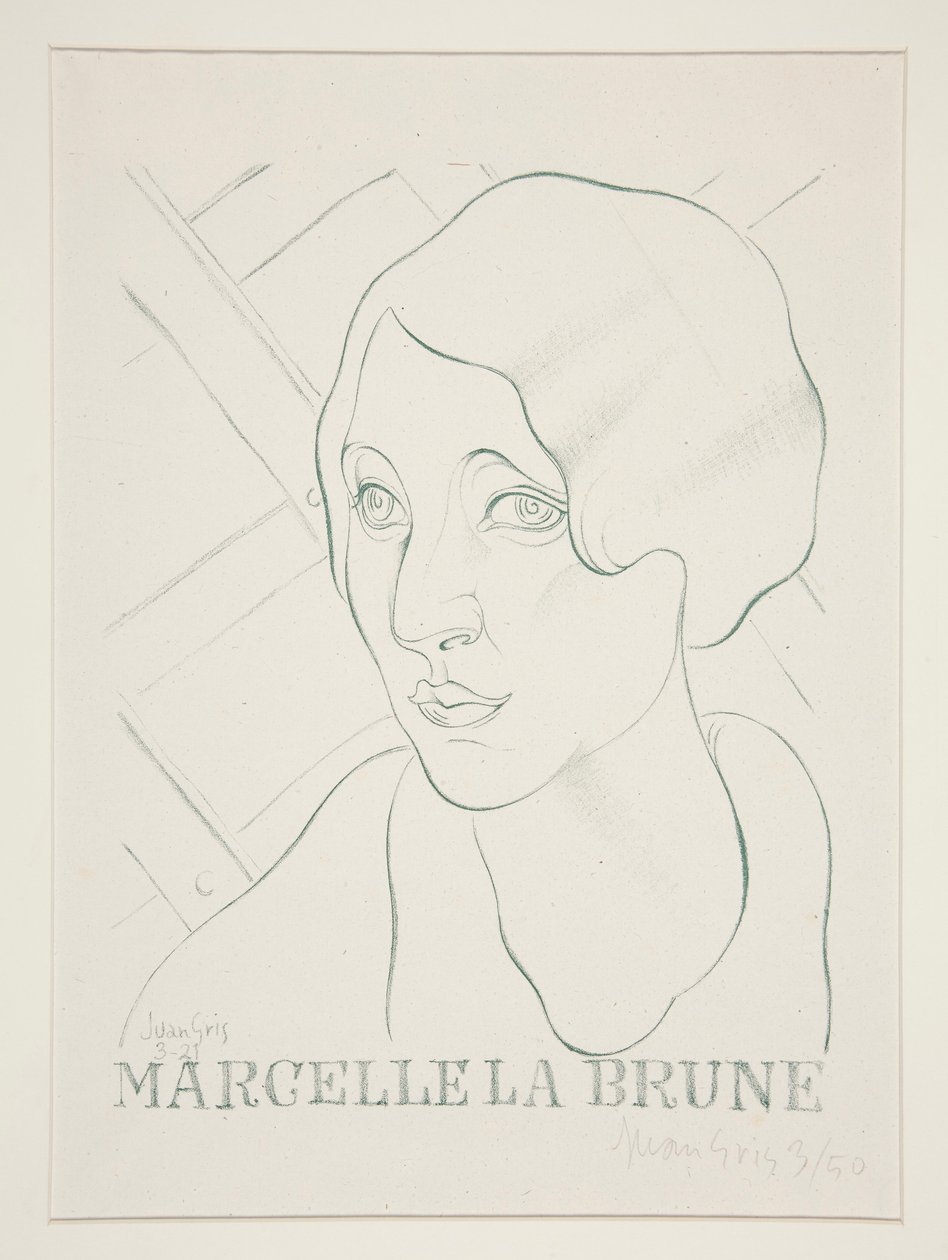 Marcelle la Brune door Juan Gris