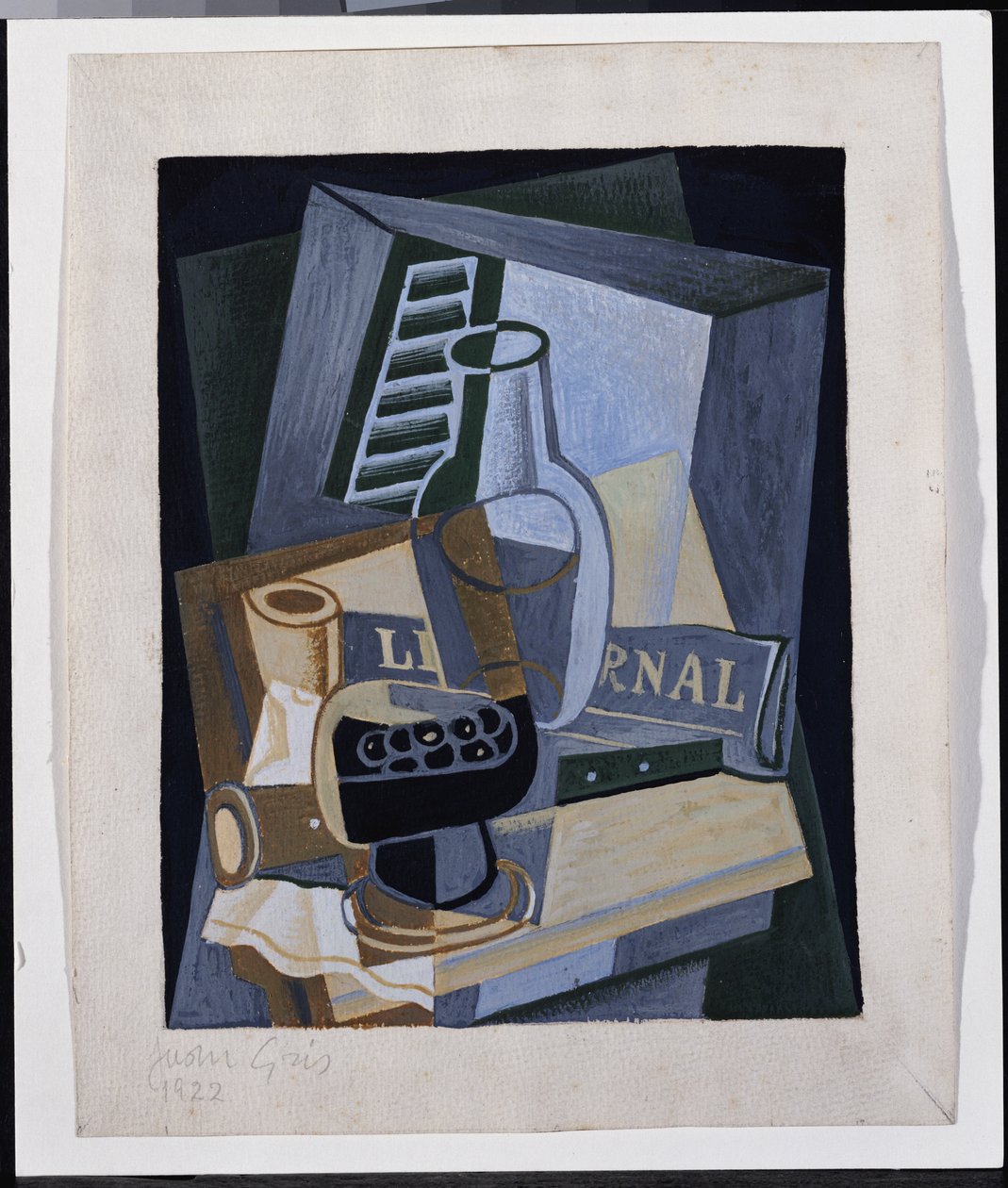 Stilleven voor een raam, 1922 door Juan Gris