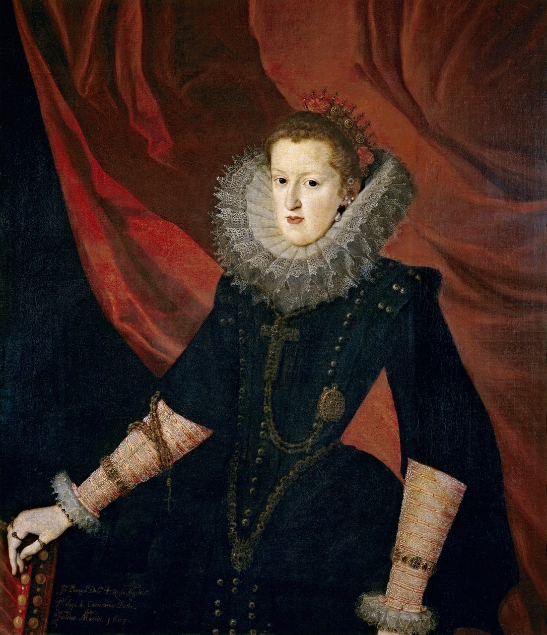 Margaretha van Oostenrijk door Juan Pantoja de la Cruz