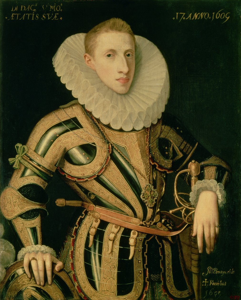 Portret van Diego de Villamayor door Juan Pantoja de la Cruz