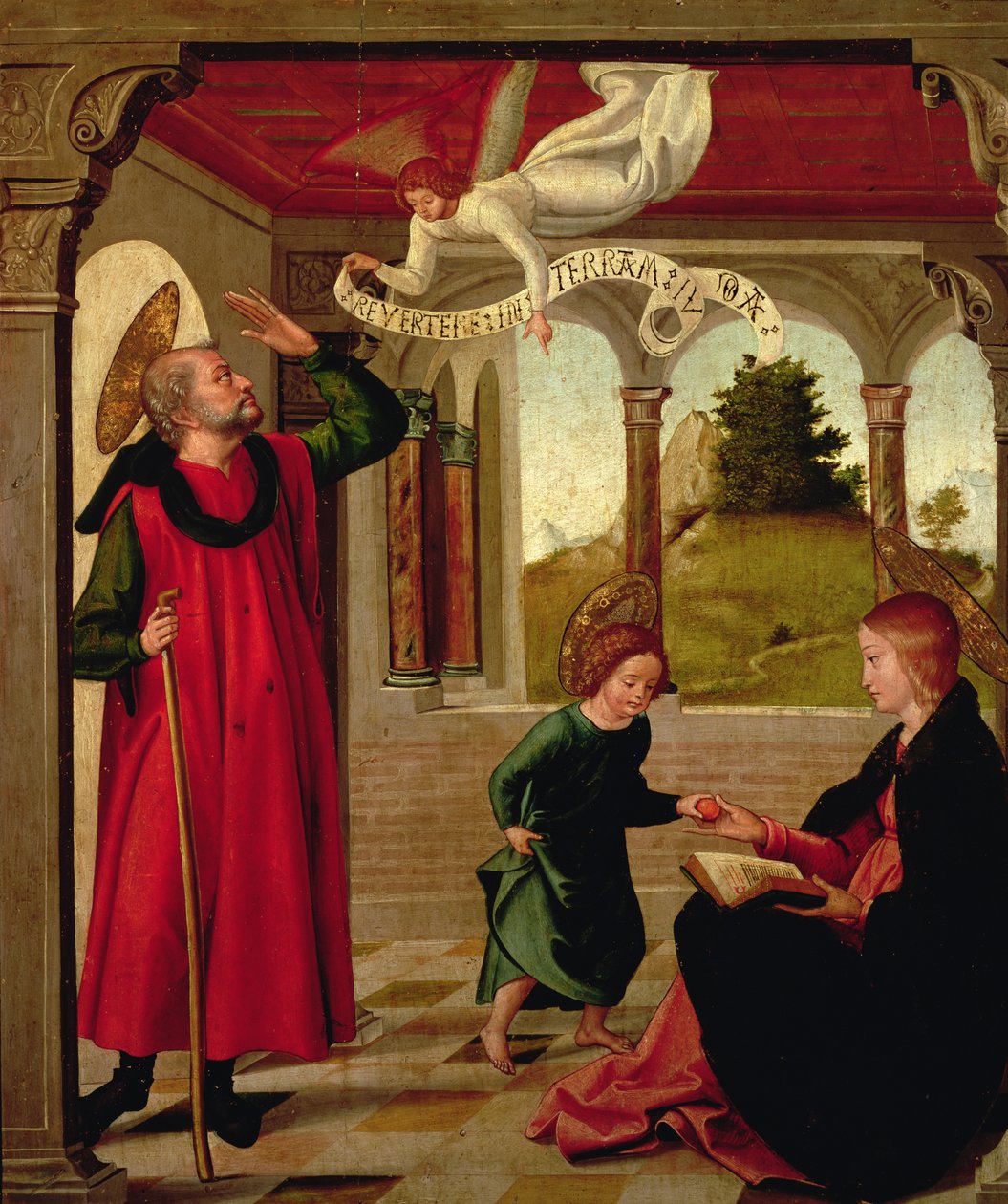 De Heilige Familie, ca. 1535 door Juan de Borgoña