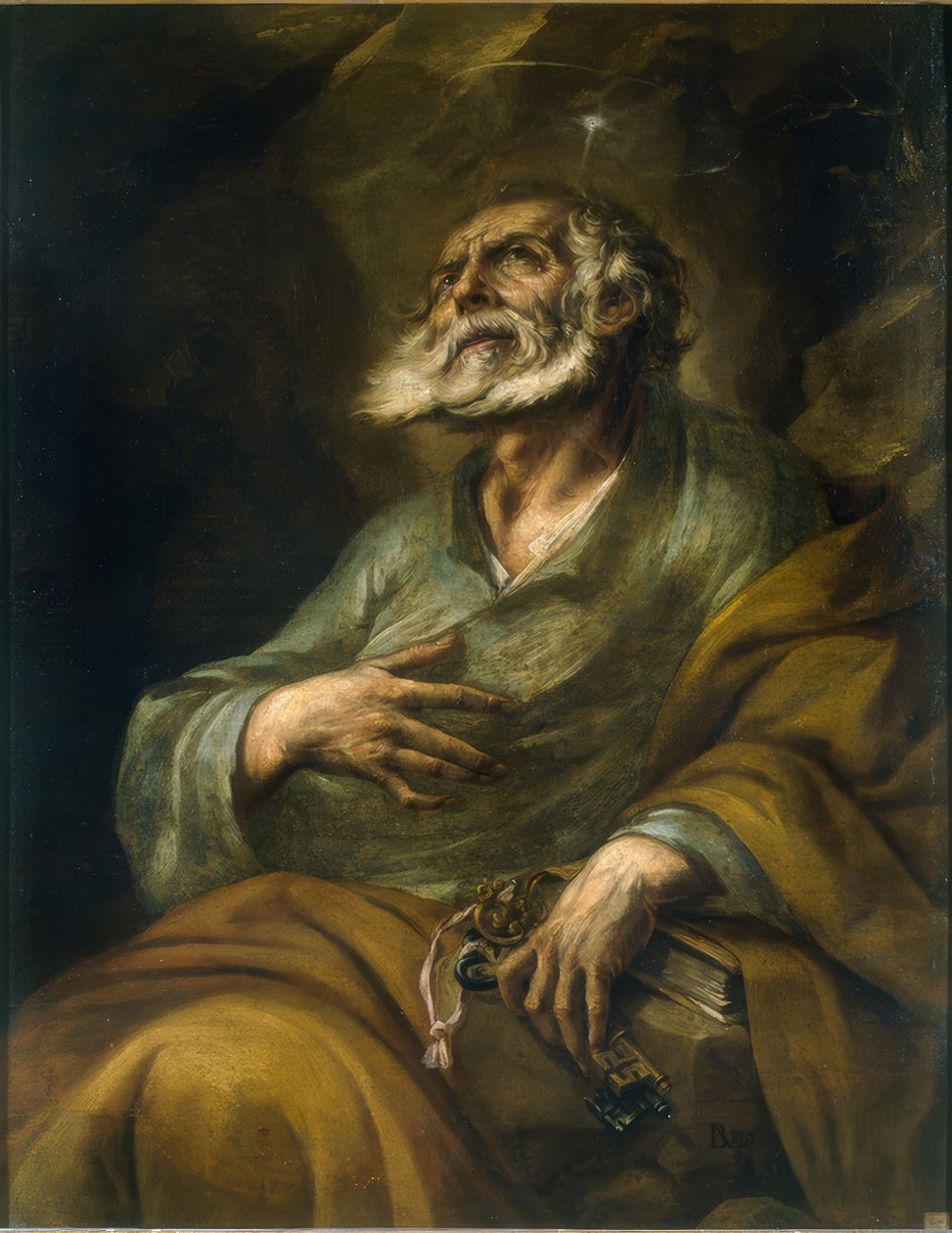 Der reuige Petrus door Juan de Valdes Leal