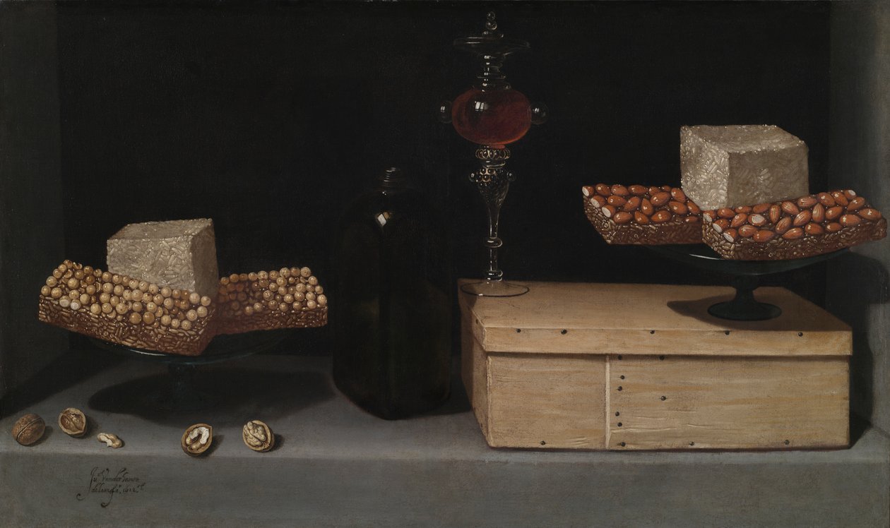 Stilleven met Snoepjes door Juan van der Hamen y Leon