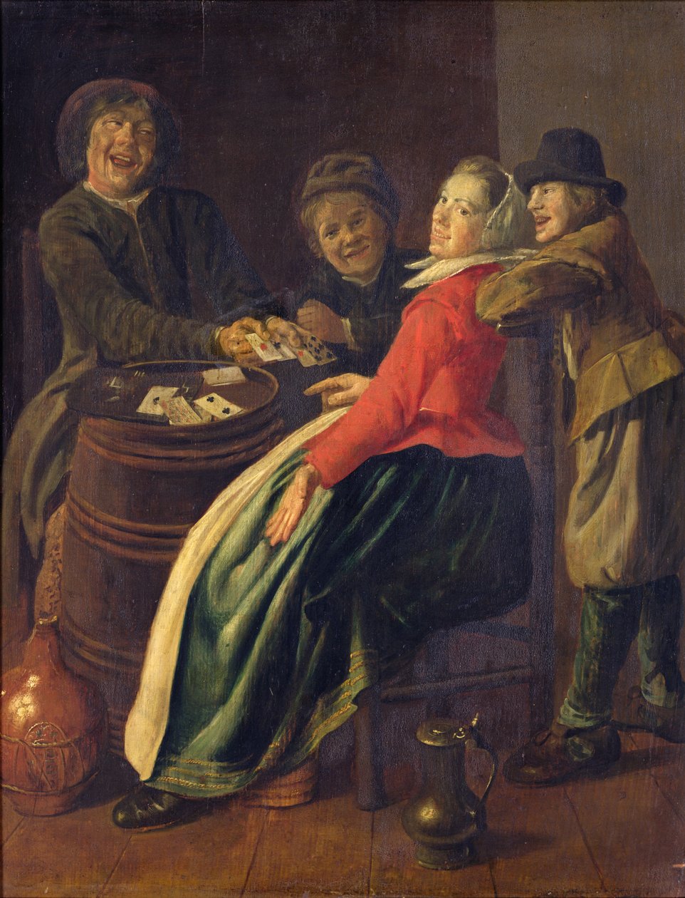 Een kaartspel door Judith Leyster