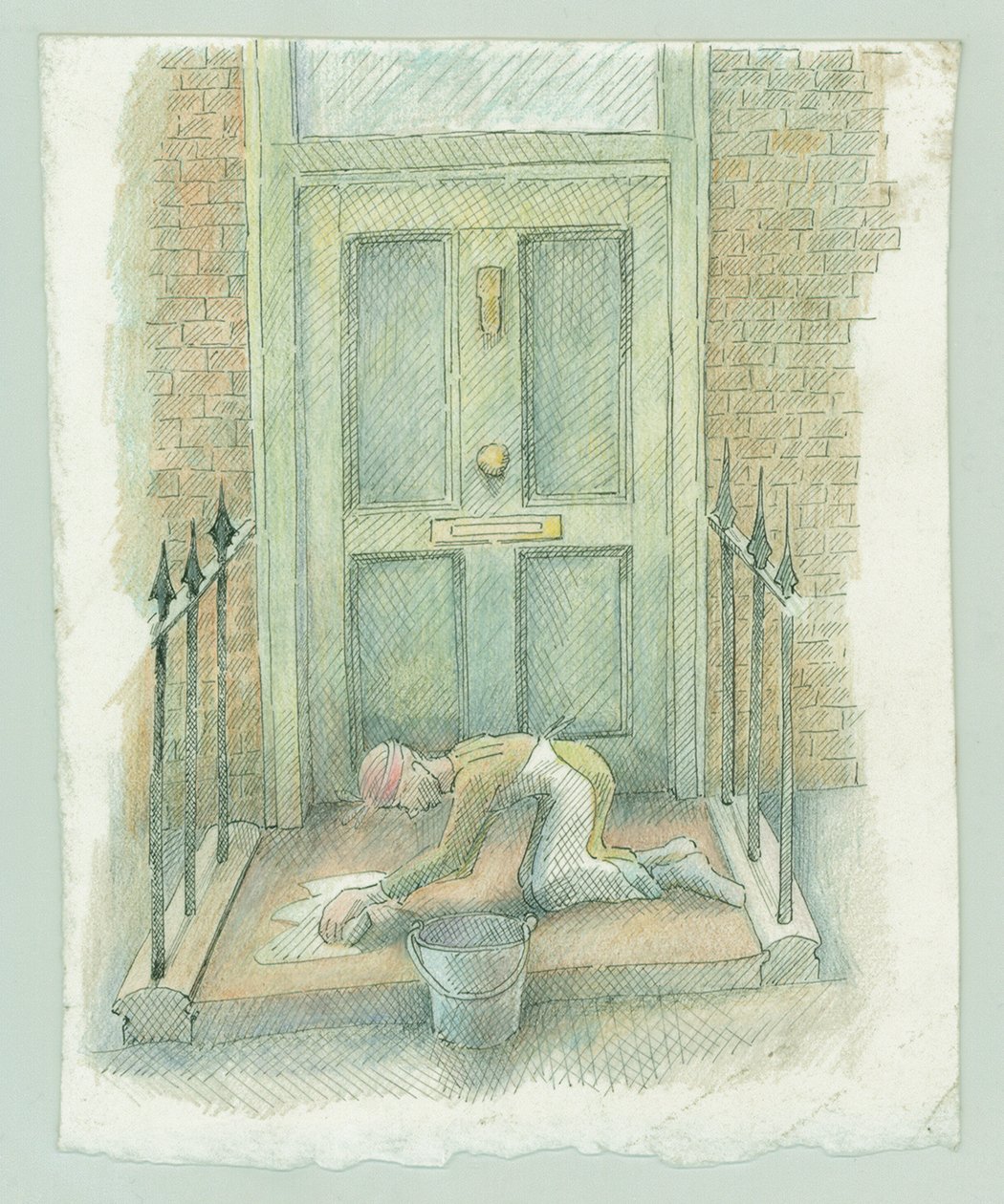 Duitse marinebombardement van Scarborough, North Yorkshire, 1914 2014 door Judith Dobie