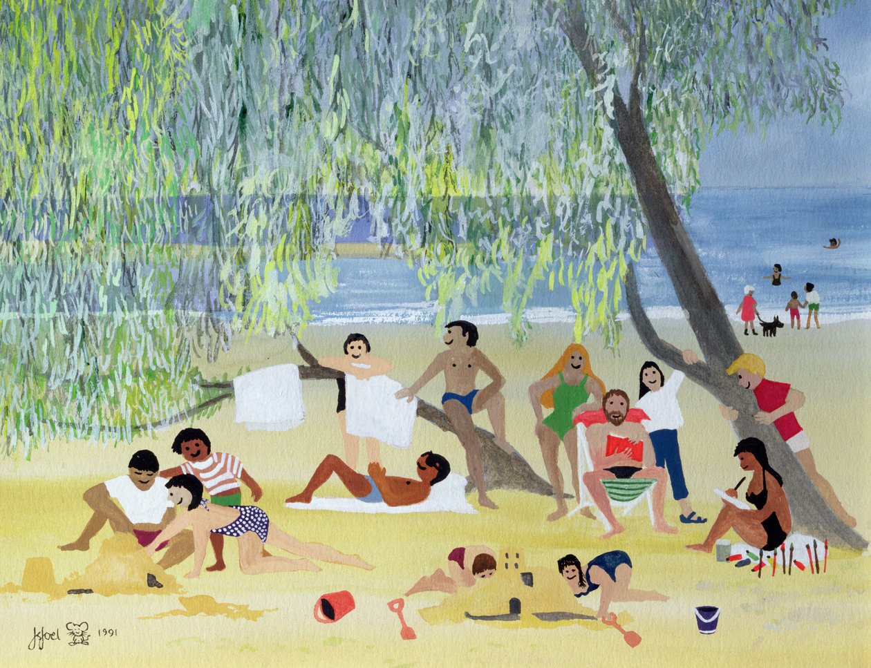 Onder de Boom, of Een Schaduwrijke Plaats, 1991 door Judy Joel