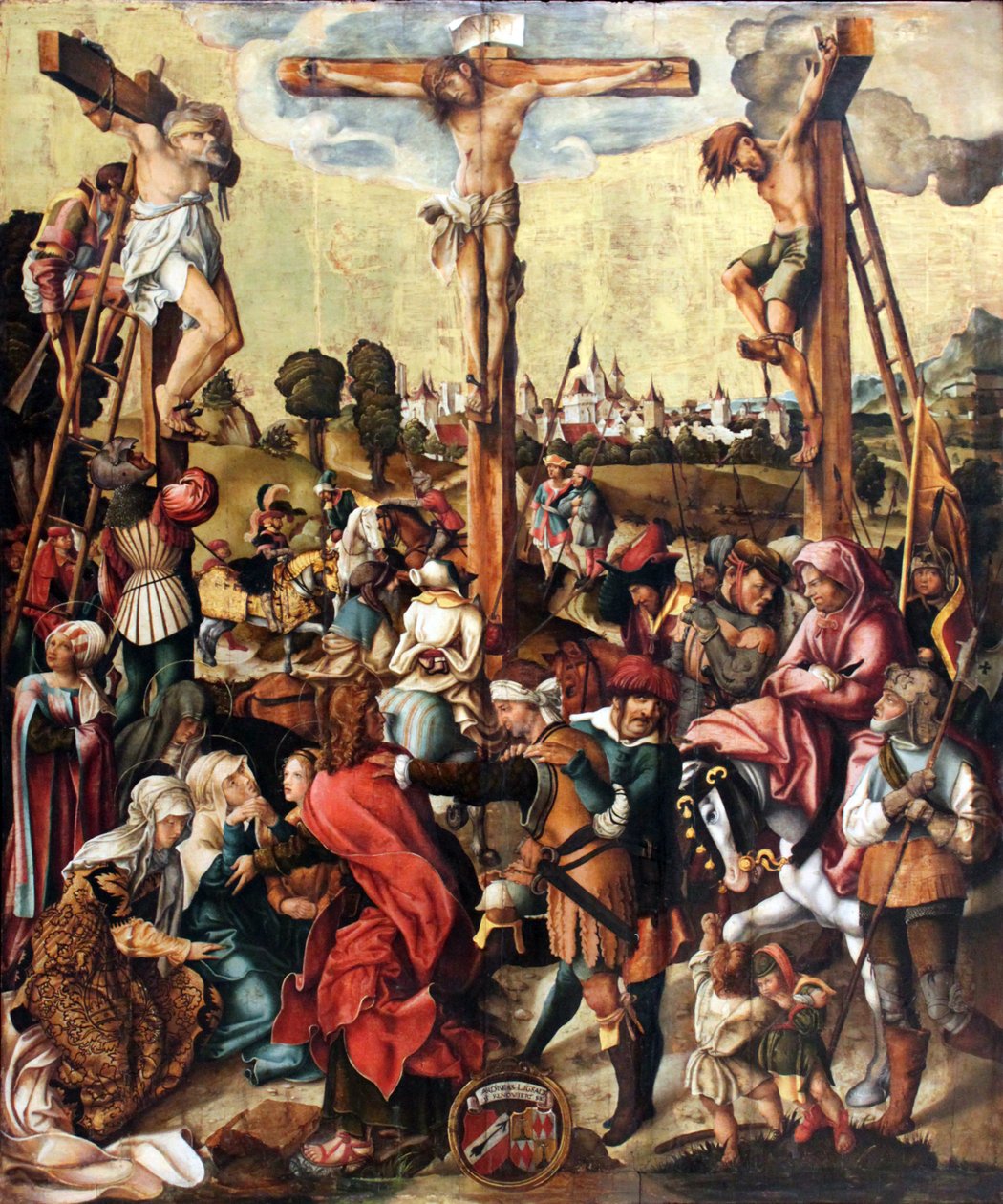 Kruisiging van Christus door Jörg Breu the Elder