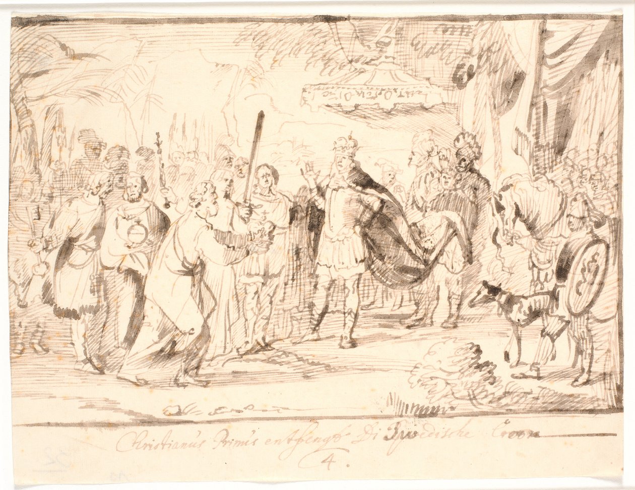Christian I wordt gehuldigd als koning van Zweden, mei 1458 door Jürgen Ovens