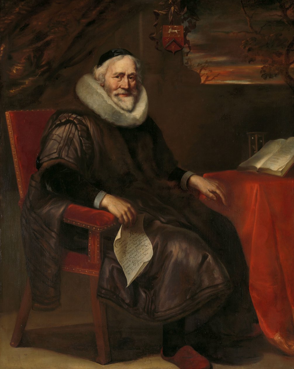 Cornelis Nuyts (1574-1661). Amsterdamse koopman door Jürgen Ovens