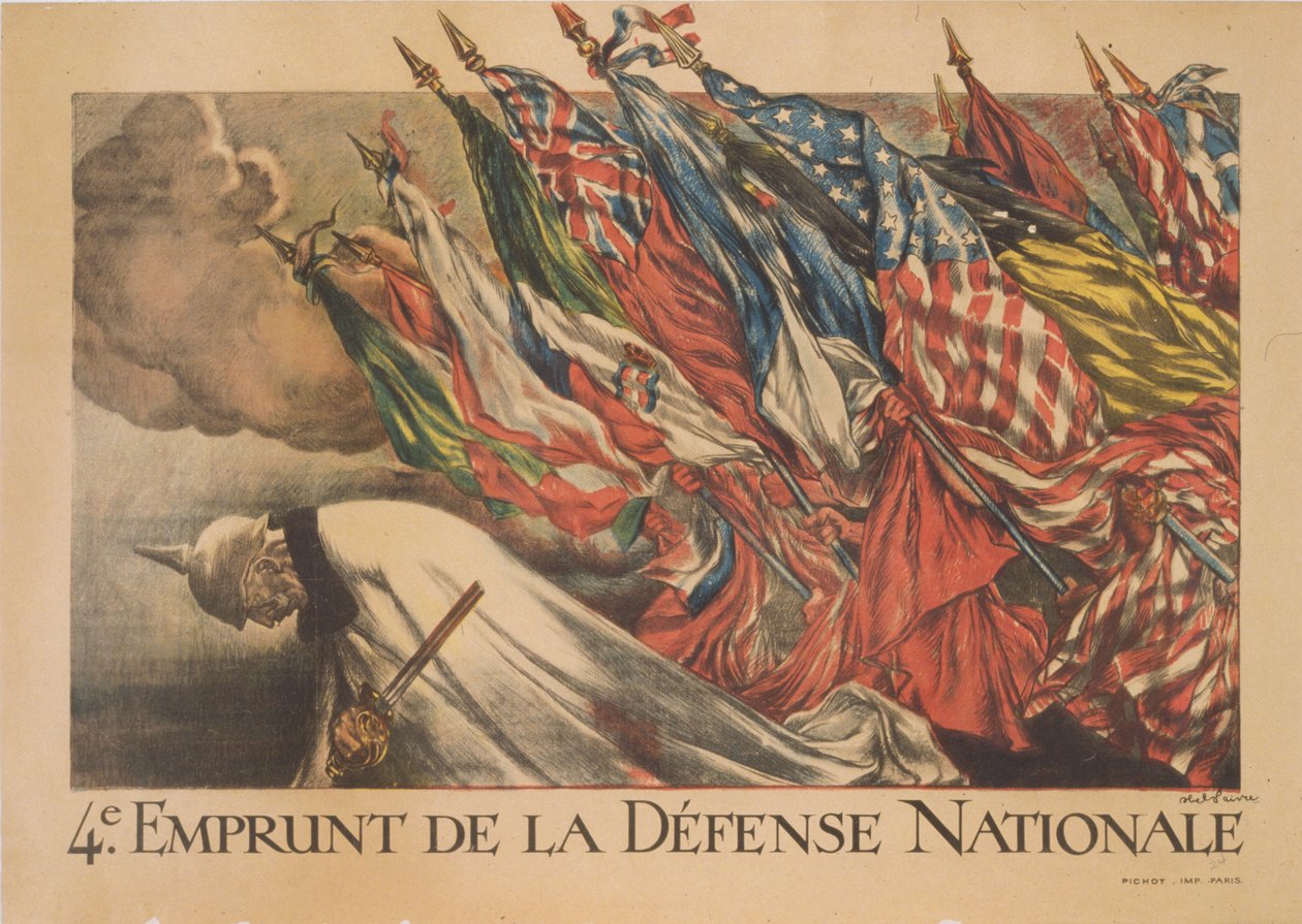 4e lening voor nationale verdediging, 1918 door Jules Abel Faivre