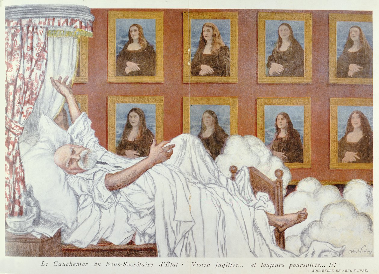 De Nachtmerrie van de Ondersecretaris door Jules Abel Faivre