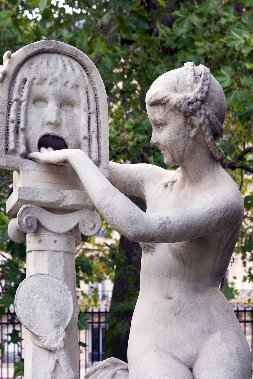 La Bocca di Verita (De Mond van de Waarheid), 1871 door Jules Blanchard