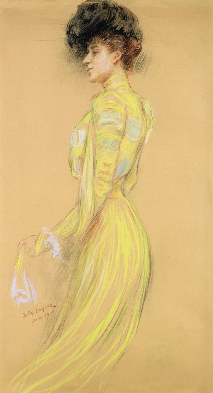 Berthe Cerny (1868-1940) juni 1900 door Jules Cayron