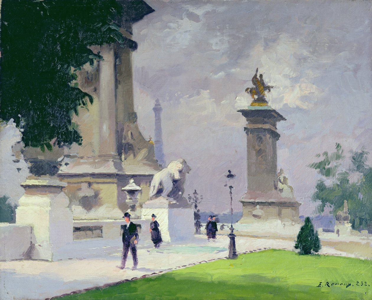 Pont Alexandre III, Parijs door Jules Ernest Renoux