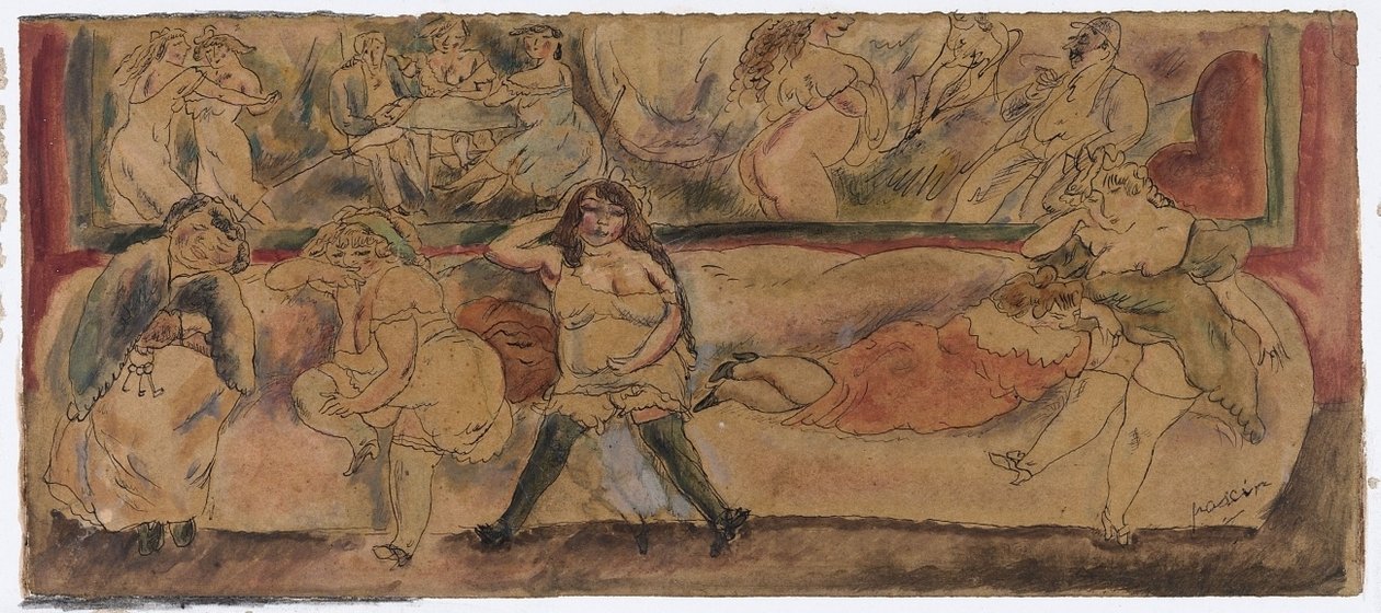 Maison Closen door Jules Pascin
