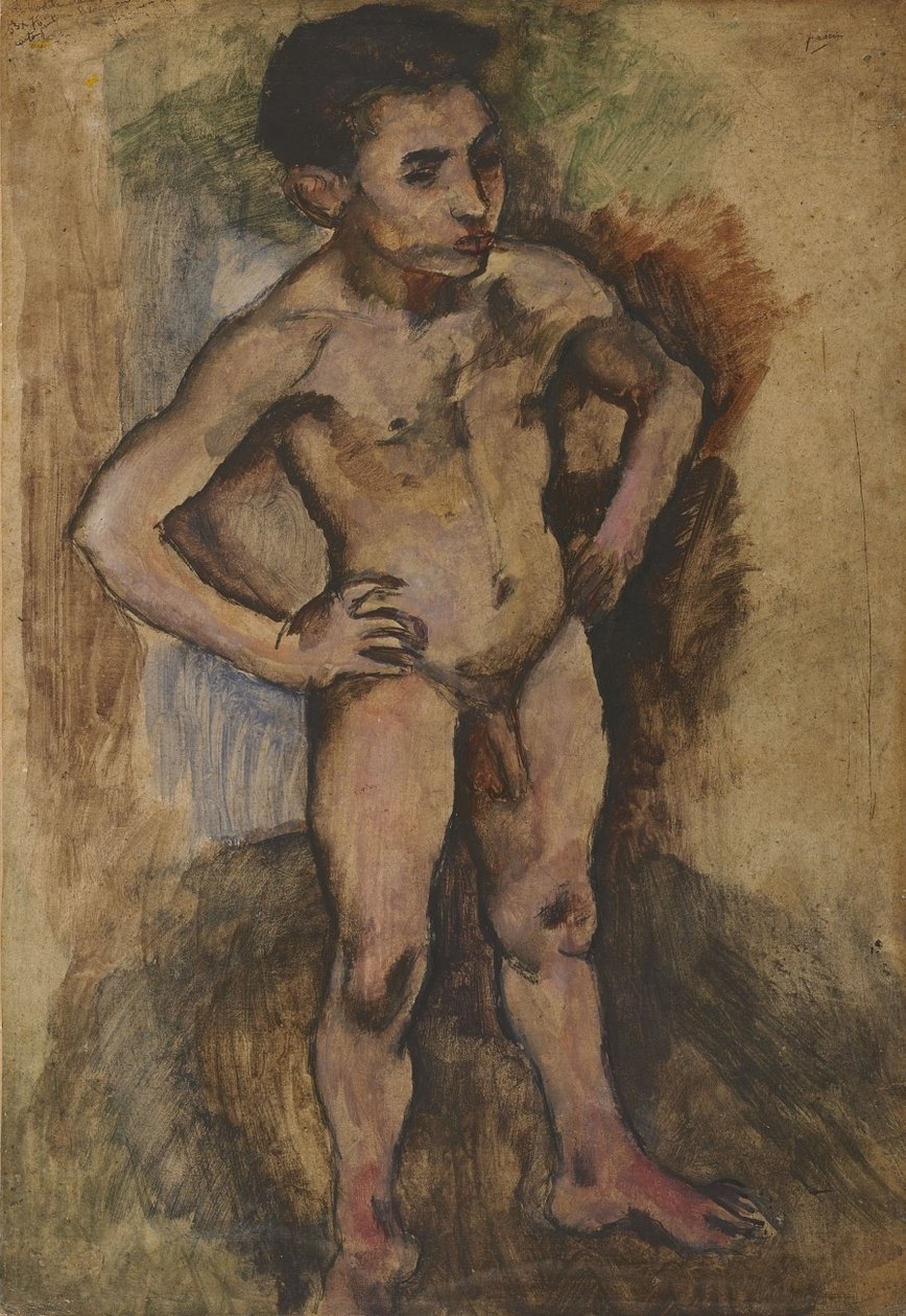 Italiaans model door Jules Pascin