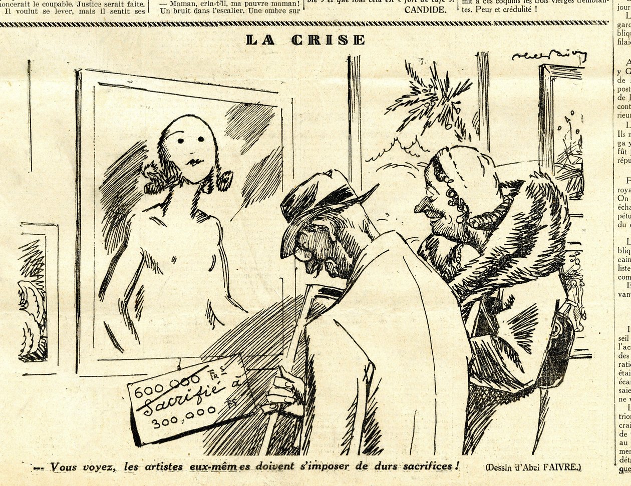 Candide, Satirisch in Z & W door Jules Abel Faivre