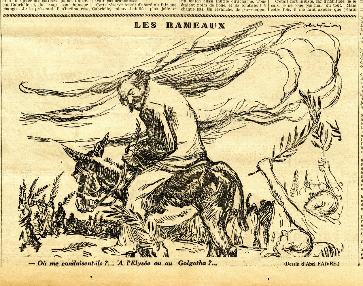 Candide, Satirisch in Z/W door Jules Abel Faivre