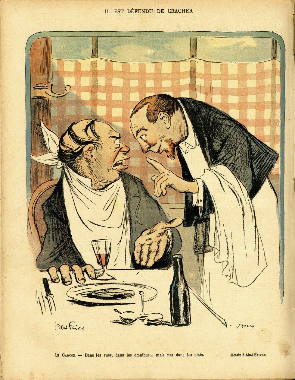 Illustratie van Abel Faivre (1867-1945) in Le Rire, nr. 297 door Jules Abel Faivre