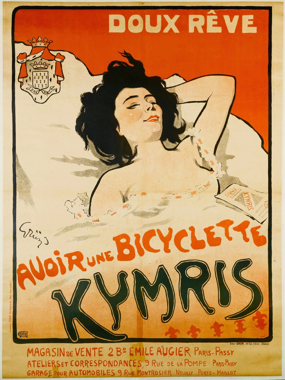 Zoete Droom. Een Fiets Hebben Kymris, ca. 1898 door Jules Alexandre Grün