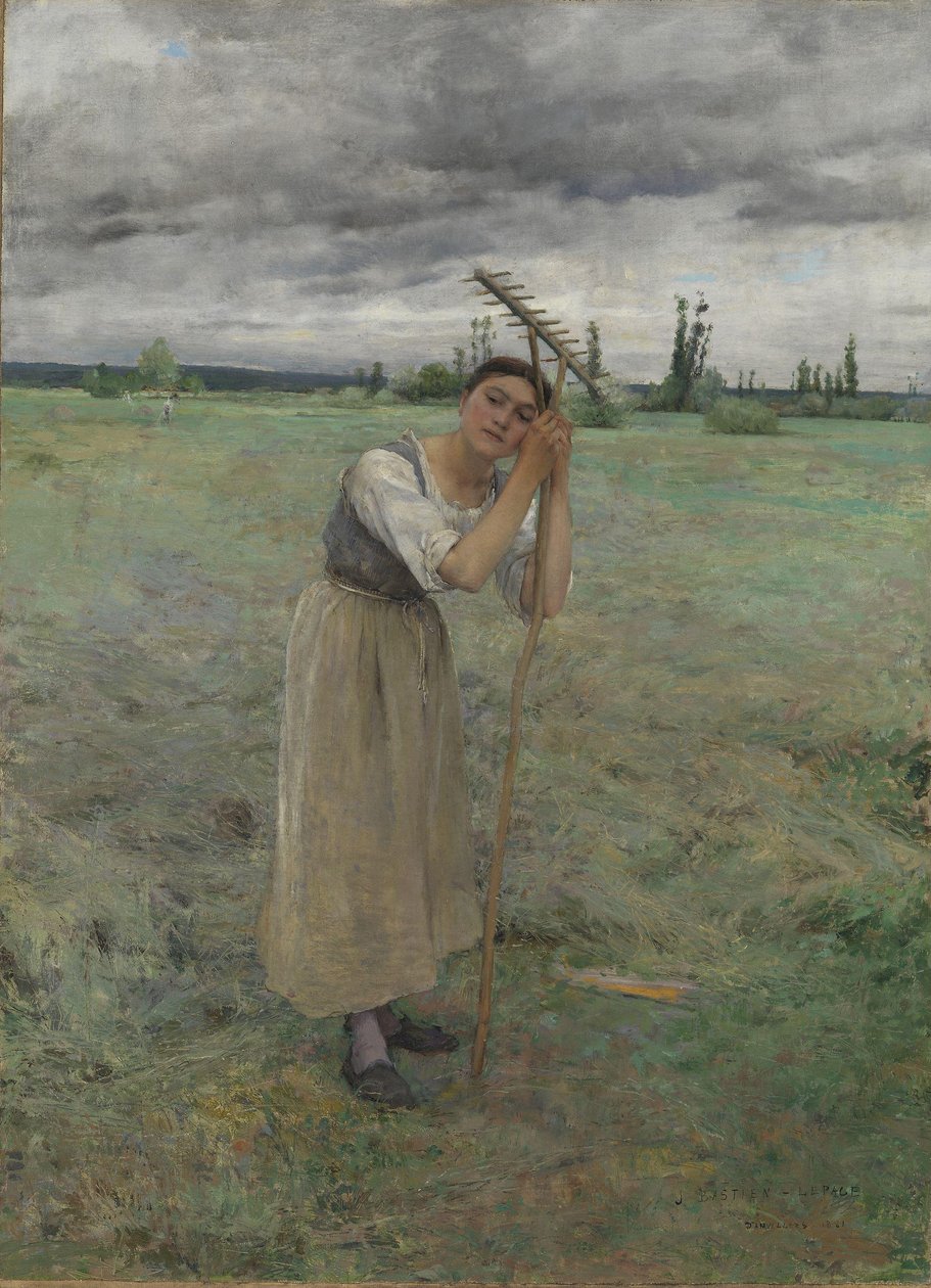 Vermoeide door Jules Bastien-Lepage