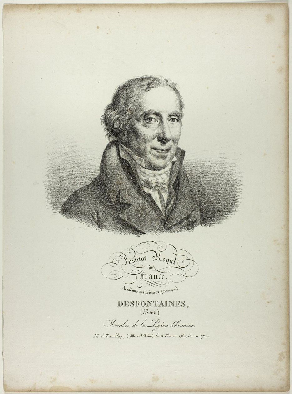 Portret van Réné Desfonataines door Jules Boilly